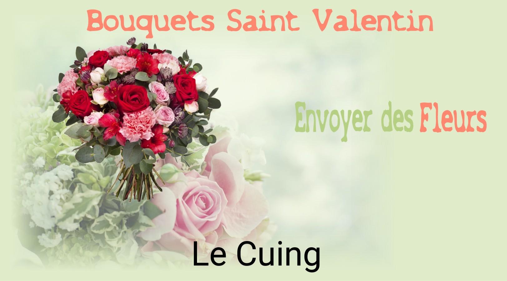 Roses de Saint-Valentin livrées à Le Cuing